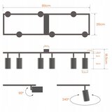 Ugradna spot lampa 6xGU10/30W/230V bela | Eponuda.com