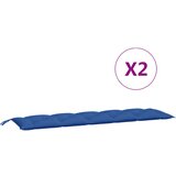 Jastuci za vrtnu klupu 2 kom plavo 180x50x7 cm tkanine Oxford | Eponuda.com