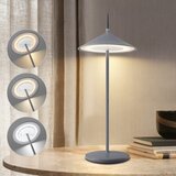 Nettlife Lampe de table sans fil, lampe de chevet LED, batterie 1800mhA, rechargeable, tactile, dimmable, moderne, IP44, avec USB, (22144007) Cene