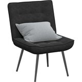 vidaXL Stol za sproščanje črn 64x74x84 cm žamet Cene