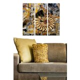 Wallity MDF1100560544 multicolor decorative mdf painting (3 pieces) Cene