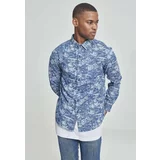 UC Men Denim shirt with light blue print
