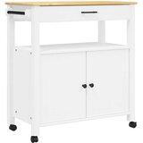  Kuhinjska kolica MONZA 84 x 40 x 88,5 cm od masivne borovine | Eponuda.com