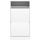 Ormarić za cipele bijeli 60 x 34 x 116 cm od konstruiranog drva | Eponuda.ba