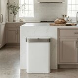 simplehuman Mat bijela beskontaktna željezna kanta za smeće 58 l Sensor – | shoptok.hr
