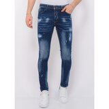 Local Fanatic Kavbojke slim 140588846 Modra cene