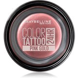 Maybelline color tattoo 24H kremno senčilo za oči 4 g odtenek 65 pink gold Cene