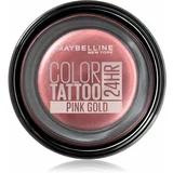 Maybelline color tattoo 24H kremno senčilo za oči 4 g odtenek 65 pink gold