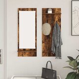  Vješalica za kapute na zidu Dimljeni hrast 70 x 10 x 90 cm | shoptok.hr