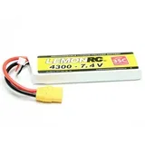 lipo akumulatorski paket za modele 7.4 V 4300 mAh Število celic: 2 35 C mehka torba XT90, (20640900)
