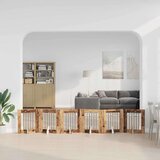  Vrata za pse z stojali 6 pcs Star les 60 x 60 cm Inženirski les, (5000232766) | Shoptok.si