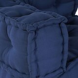  Modularni pouf - Set od 4 u indigo tkanini | shoptok.hr