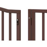 vidaXL Vrata za pse s vratašcima 6 panela sklopiva 480 cm drvo topole | shoptok.hr