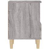  Noćni Ormarić boja dimljenog smeđi 40x35x50 cm | Eponuda.com