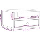 vidaXL Stalak za pisač siva boja betona 40x32x22,5cm konstruirano drvo | shoptok.hr