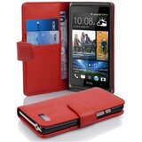 Cadorabo Ohišje, združljivo z HTC Desire 600 v rdeče sladkorno jabolko - Zaščitni ovitek iz teksturiranega umetnega usnja in žep za kartice, (20564343) | Shoptok.si