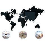 Zidni satovi world map (samolepljivi zidni sat)