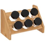 Five držač za začine 6 kom 21.5x14.5x16 bambus (160713)