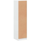  Visoka komoda sa staklenim vratima bijela 35 x 37 x 142 cm | shoptok.hr