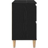  Kupaonski ormarić za sudoper Crni hrast 80 x 33 x 60 cm | shoptok.hr