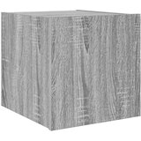  Zidni TV ormarići LED 2 kom siva boja hrasta 30,5 x 35 x 30 cm | shoptok.hr