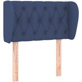 Maison Chic vzglavna omarica - nočna omarica - posteljna omarica z ušesi modro 83x23x78/88 cm blago, (21712963) Cene