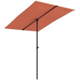  Vrtni suncobran s aluminijskim stupom 2 x 1,5 m terakota | Eponuda.com