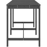 vidaXL Vrtni stol sivi 203,5x90x110 cm od masivne borovine | Eponuda.ba