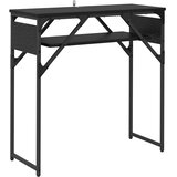 vidaXL Konzolnistol Crni hrast 75x30x75cm Konstruirano drvo | shoptok.hr