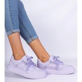 Gemre Asphodel purple women's sports sneakers made of eco-leather | shoptok.hr