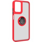 AVIZAR Ohišje s prstanom za Motorola Moto G24 Podporna funkcija Zaščita pred udarci, Rdeča, (5000012164) | Shoptok.si
