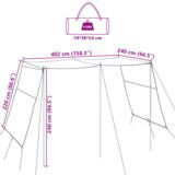 vidaXL Vodoodporna tarpaulin 302 x 240 x 240 cm | Shoptok.si