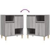  Komode 3 kom boja hrasta 60 x 35 x 70 cm od konstruiranog drva | shoptok.hr