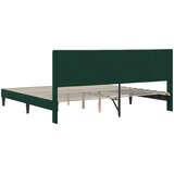  Krevetna konstrukcija Tamnozelena 200 x 200 cm Baršun | shoptok.hr