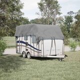 vidaXL Prevleka za streho prikolice siva 500x300 cm netkana tkanina | Shoptok.si