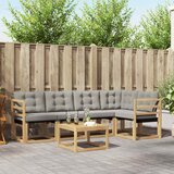  Set vanjskih sofa 6 kom. Bijela i svjetlosiva | shoptok.hr