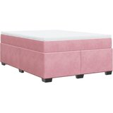 Maison Chic Box spring postelja - Vzmetna postelja z vzmetnico roza 160x200 cm žamet SL11379, (21883044) | Shoptok.si