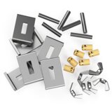 Quadron instalacijski set za podgradnu zdjelu čeličnih/granit sudopera, 6 kom | shoptok.hr