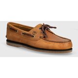 Timberland Kožne cipele Classic Boat za muškarce, boja: bež, TB0A2G7UEN11 Cijene