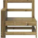  Vrtna sofa s naslonom za ruke i jastukom impregnirana borovina | shoptok.hr