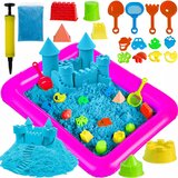 Kruzzel Set kreativni kinetični pesek 2kg + peskovnik in modeli, (20815356) | Shoptok.si