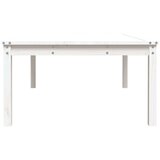 vidaXL Vrtni stol bijeli 121x82 5x45 cm od masivne borovine | shoptok.hr