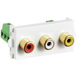 Value A/V sustav povezivanja, A/V modul (2x audio, 1x video) 25.99.8202 adapter siva | Eponuda.ba