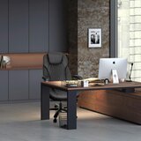 MID.YOU Pisarniški Stol Pullmann, Siva | Shoptok.si