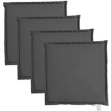  Vrtne podloge za sjedalo 4 kom antracit 45x45x2 cm četvrtaste | shoptok.hr