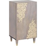 vidaXL Ormarić / Komoda s policom Siva i zlatna 40 x 33.5 x 75 cm Cijene