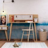 Hanah home radni sto 120x107x60cm hrast-beli