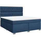  Krevet s oprugama i madracem plavi 180x200 cm od tkanine | shoptok.hr