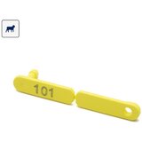 Ukal Ušne markice tag numerisane 101-200 30x10mm žute Cene
