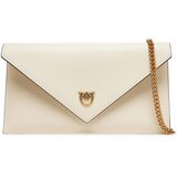 Pinko Ročna torba Flat Purse Mini AI 25-26 PCPL 105347 A0F1 Écru Cene